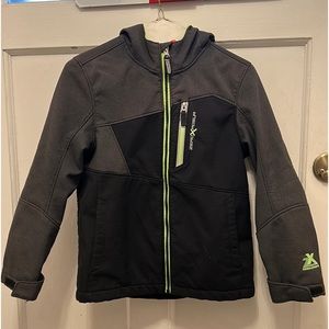 Jacket- lightweight hooded and lined biys size 10-12